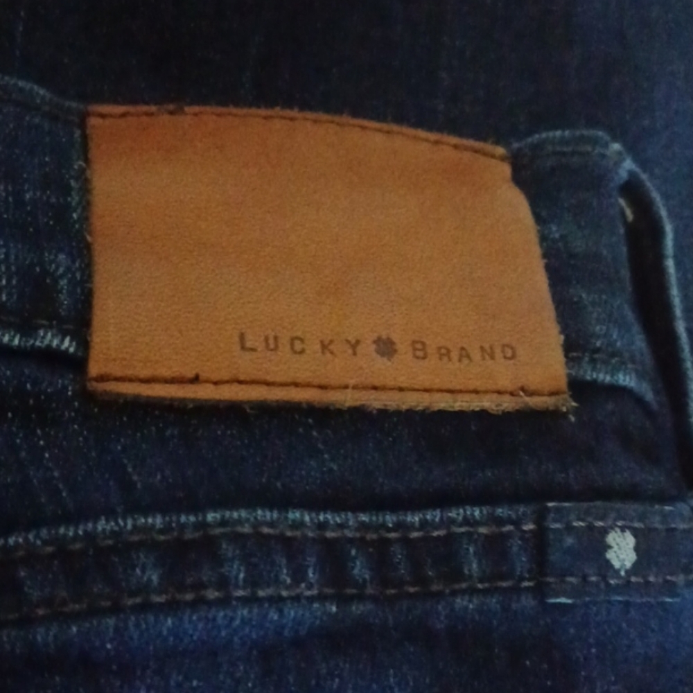 🌻3 For $15 Lucky Brand Brooke Boot Raw Hem Boy Friend Like Cut Jeans - Picture 5 of 15